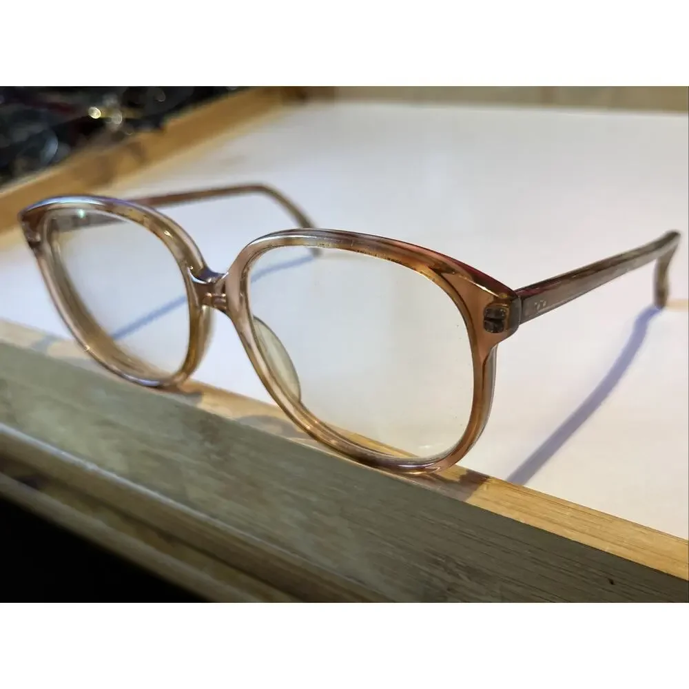 Vintage Foremost Eyeglasses 55-15-140 Made in USA Brown Tortoise Frames Only